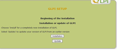 GLPI installation 
