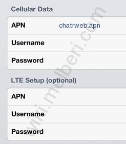 Chatr APN Settings for iPhone 6S 6 5 4S / iPad