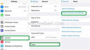 How to hard Reset iPhone 4s,5,6
