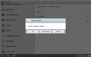 Software Updates On Samsung Galaxy Tab