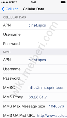 Sprint APN Settings for iPhone 4S, 5C, 6 /iPad Sprint APN Settings for iPhone 4S, 5C, 6 /iPad