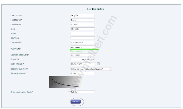 Southern Power Distribution User Registration